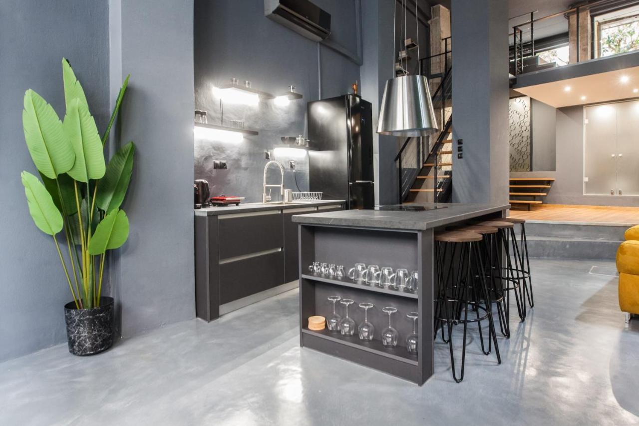 Trendy Industrial Apt Next To Museum Of Acropolis Athen Exterior foto